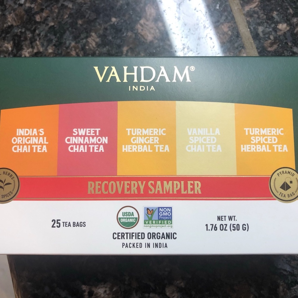 Vahdam tea sampler